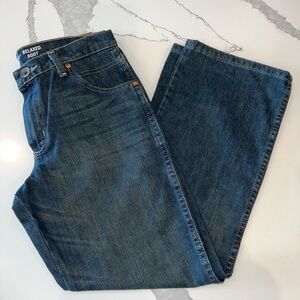 Wrangler Kids Relaxed Boot Dark Blue Denim Jeans